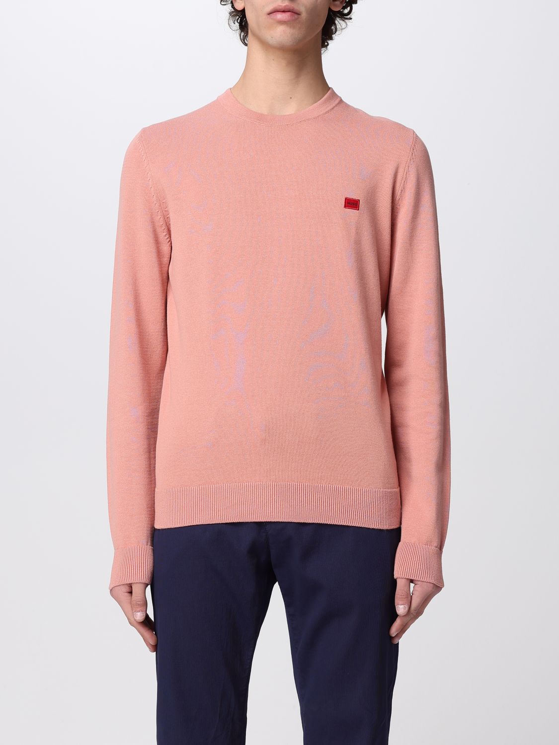 Shop Hugo Sweater  Men Color Pink