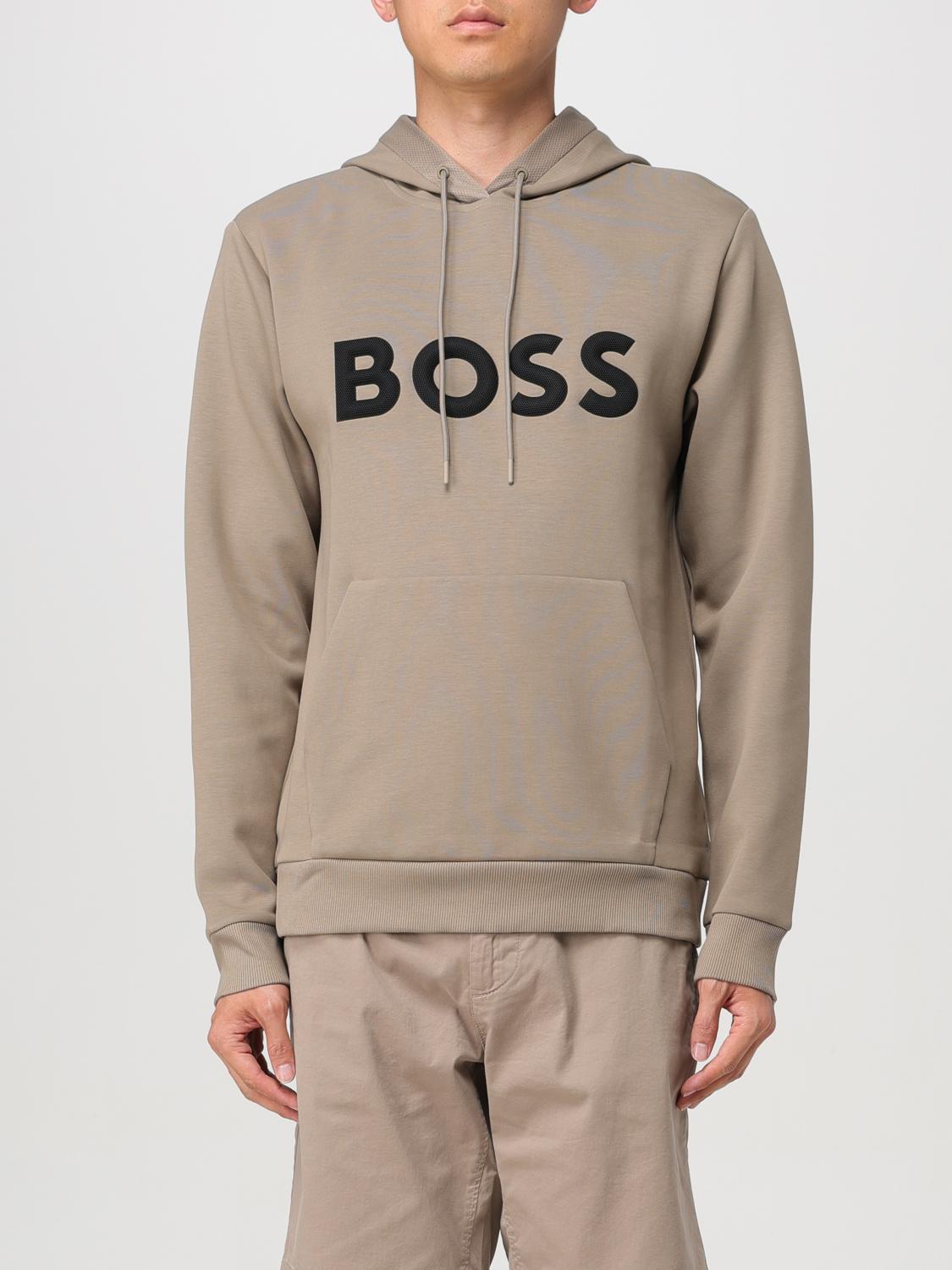 Shop Hugo Boss Sweatshirt Boss Men Color Beige