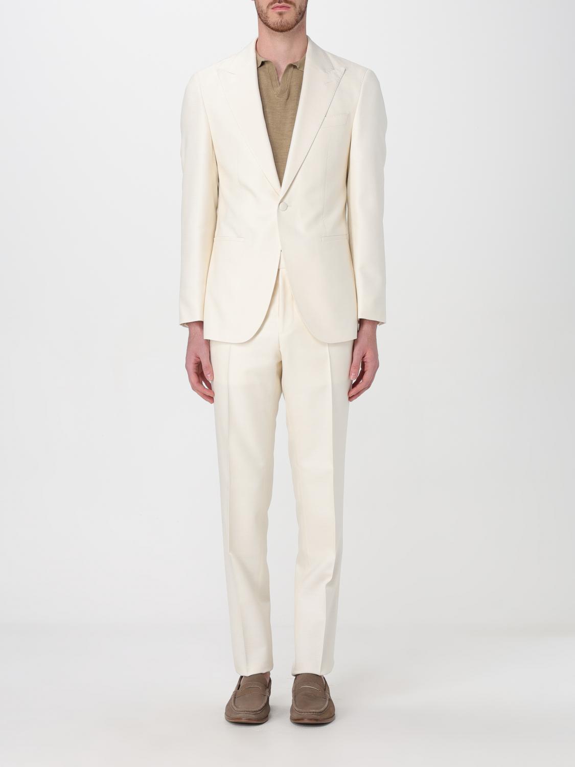 HUGO BOSS SUIT BOSS MEN COLOR WHITE 404838001