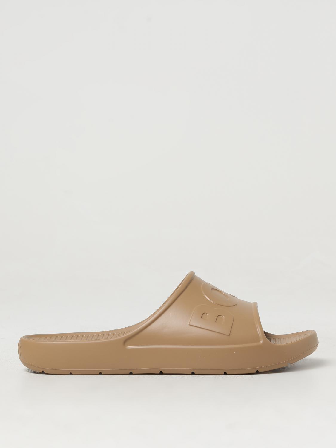 Shop Hugo Boss Sandals Boss Men Color Beige In 米色