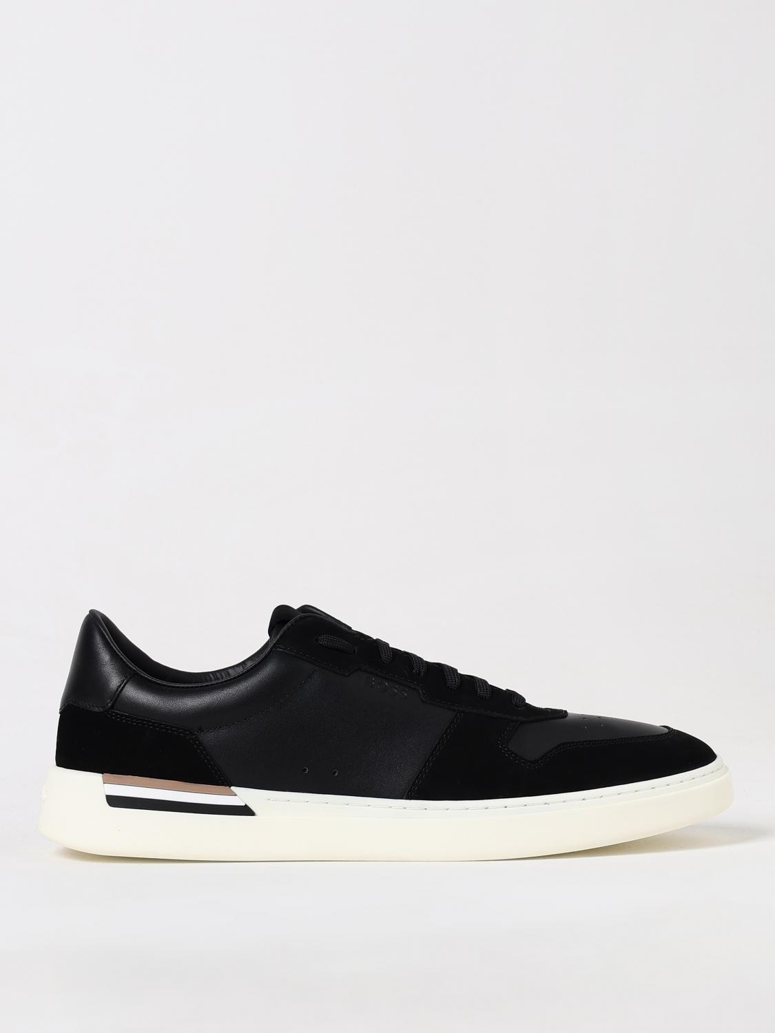 Shop Hugo Boss Sneakers Boss Men Color Black