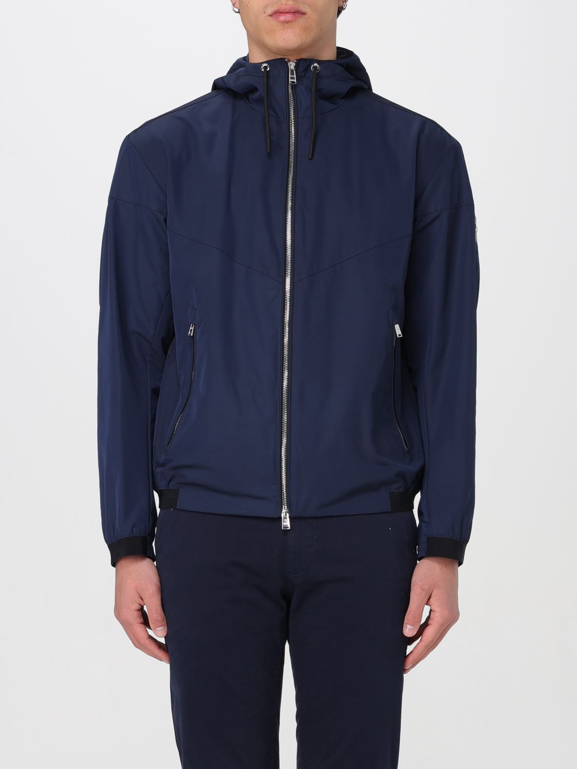 Shop Hugo Boss Jacket Boss Men Color Navy