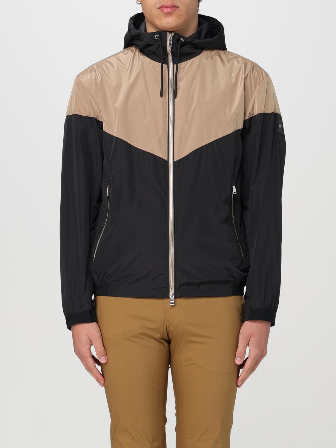 Shop Hugo Boss Jacket Boss Men Color Beige