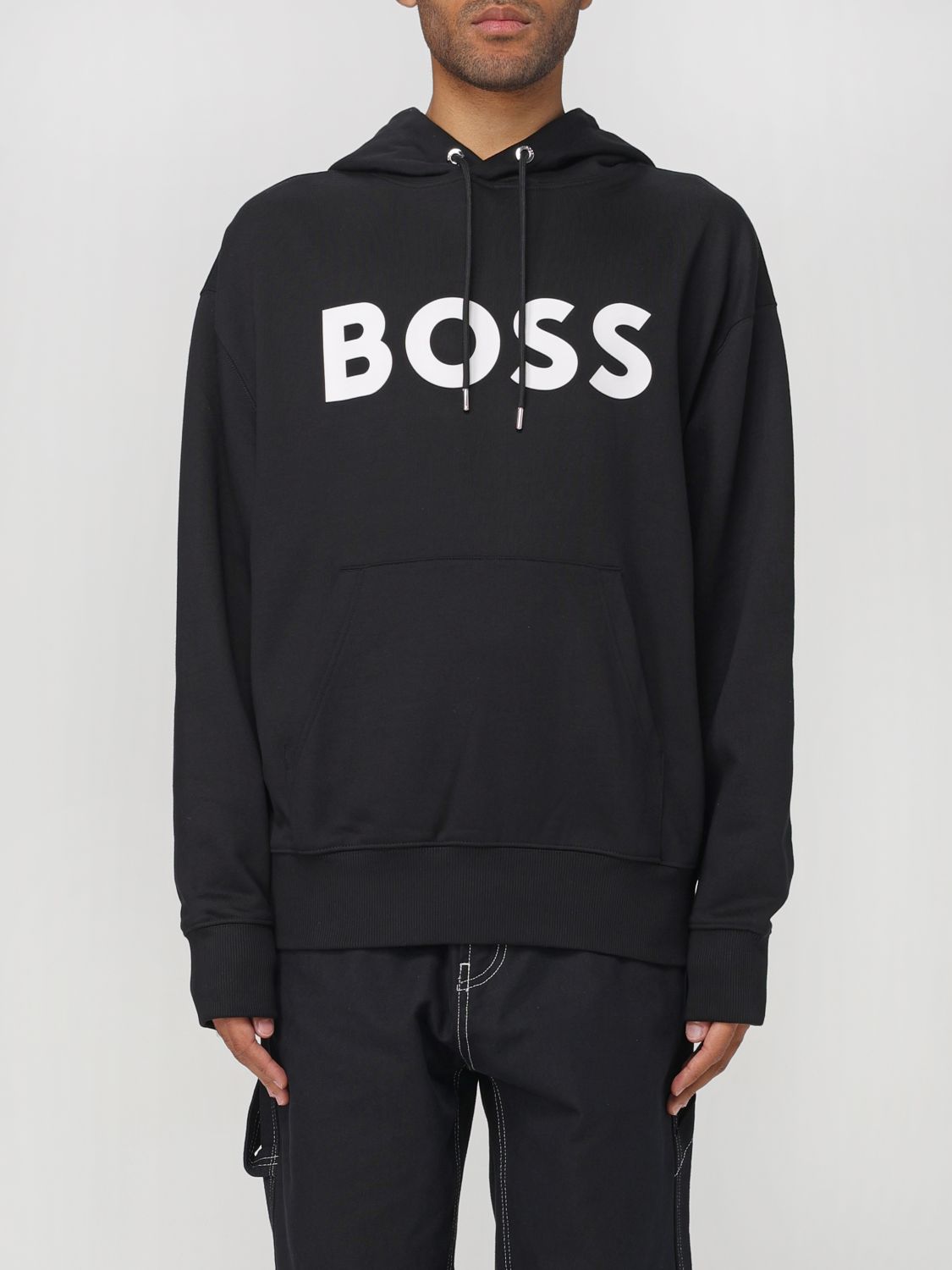 Shop Hugo Boss Sweatshirt Boss Men Color Black In 黑色