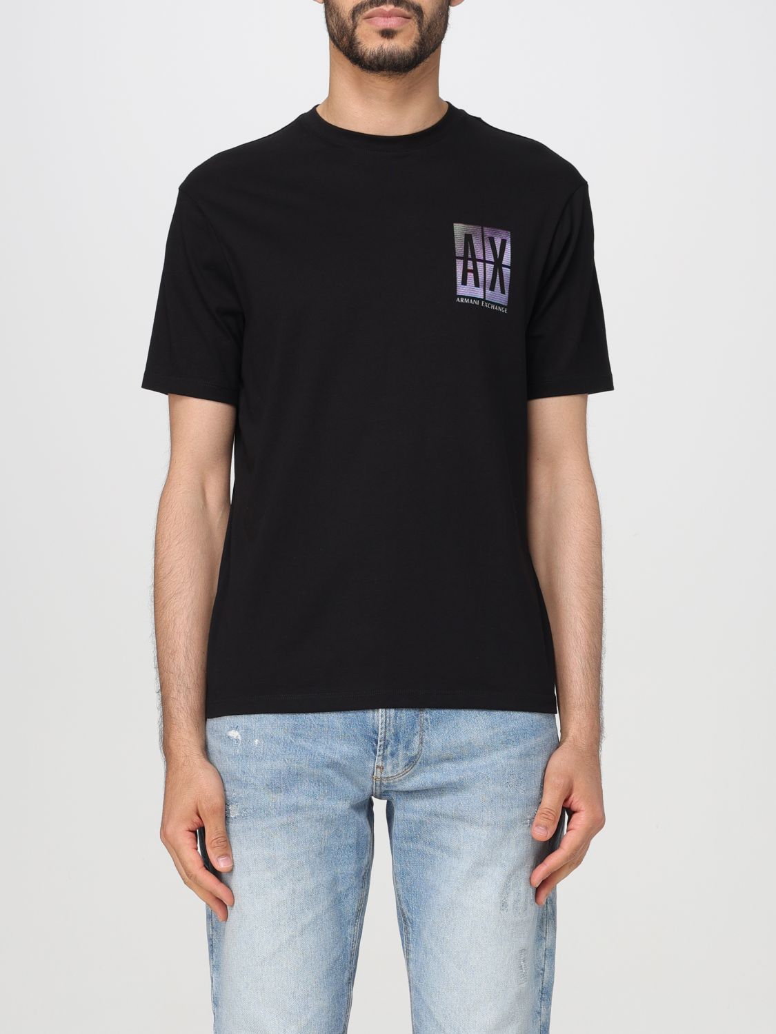 Armani Exchange T-shirt  Men Colour Black