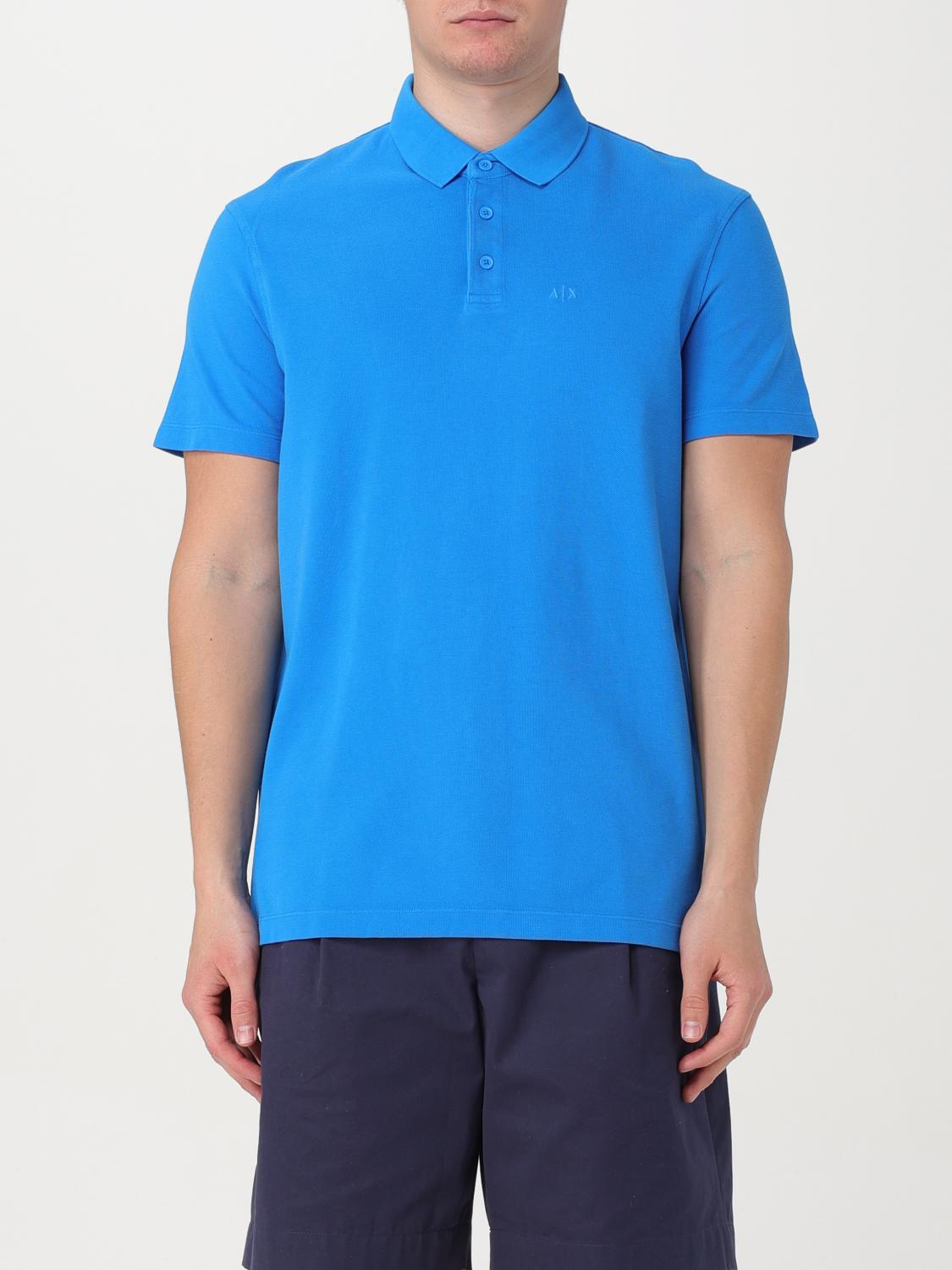 Polo Shirt EA7 Men color Blue