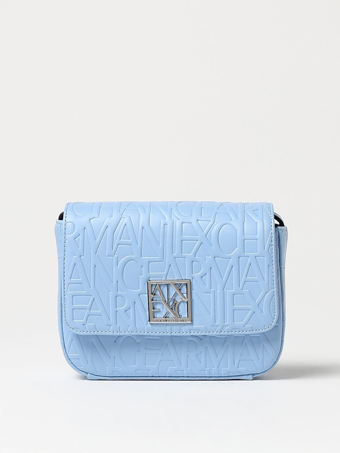 Shop Armani Exchange Crossbody Bags  Woman Color Sky Blue