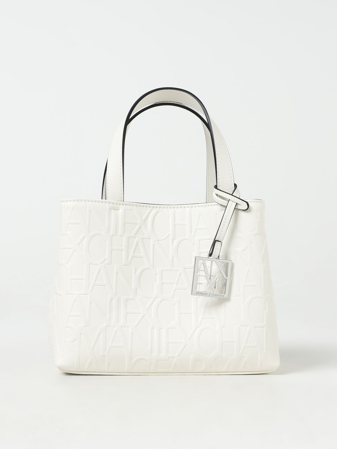 Shop Armani Exchange Handbag  Woman Color White