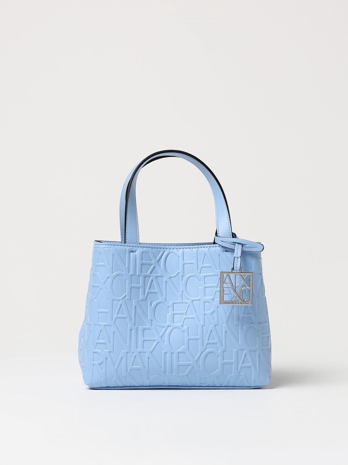 Shop Armani Exchange Handbag  Woman Color Sky Blue