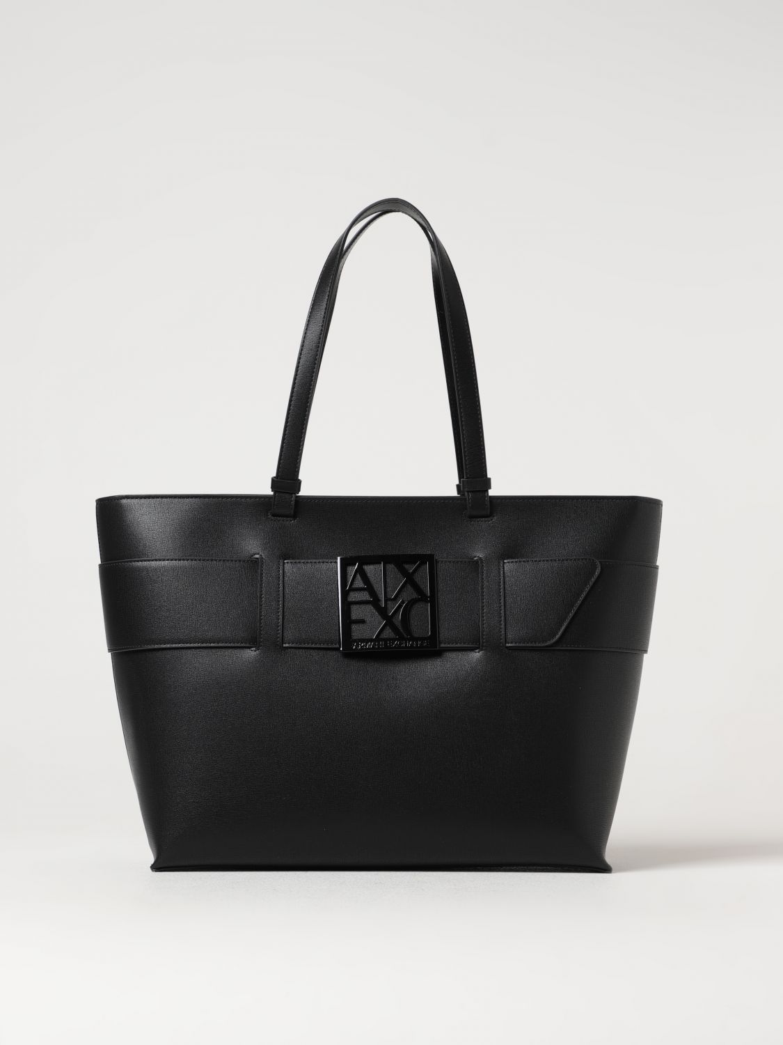 Shop Armani Exchange Shoulder Bag  Woman Color Black