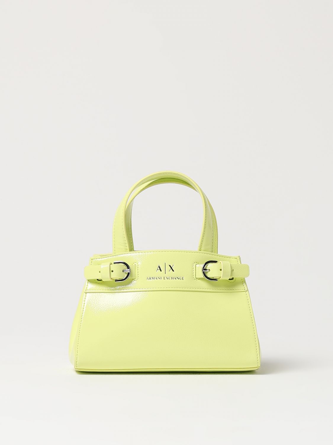 Shop Armani Exchange Shoulder Bag  Woman Color Green