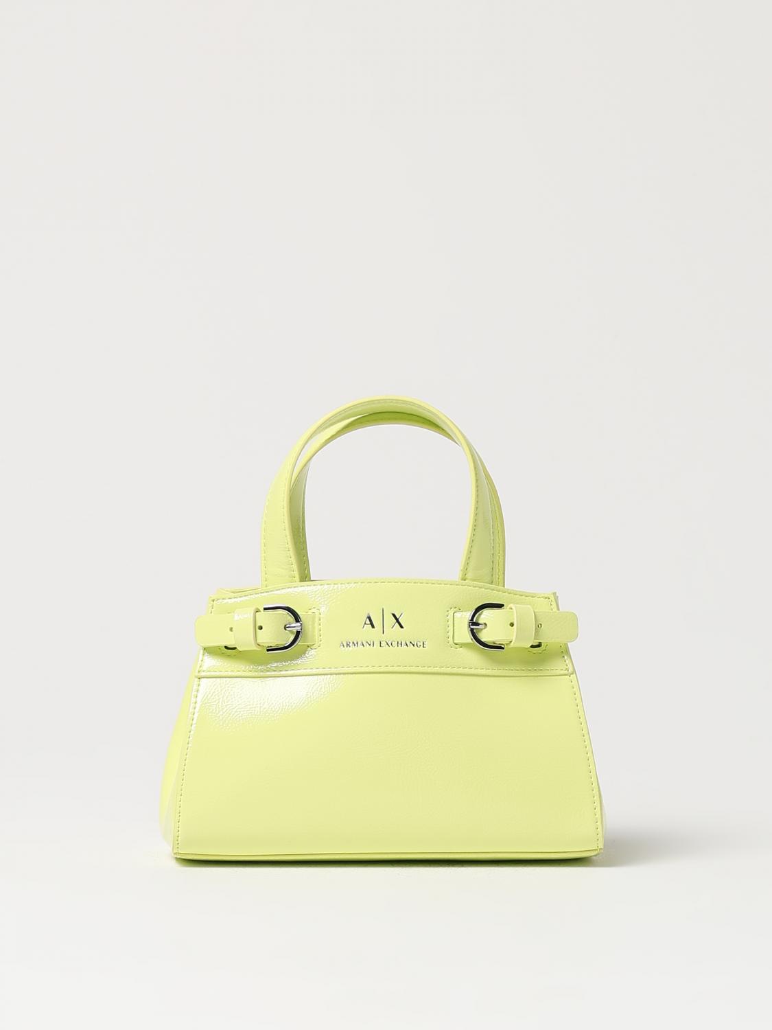 Shop Armani Exchange Shoulder Bag  Woman Color Green