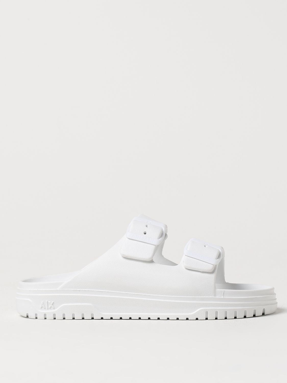 Armani Exchange Flat Sandals  Woman Color White In 白色
