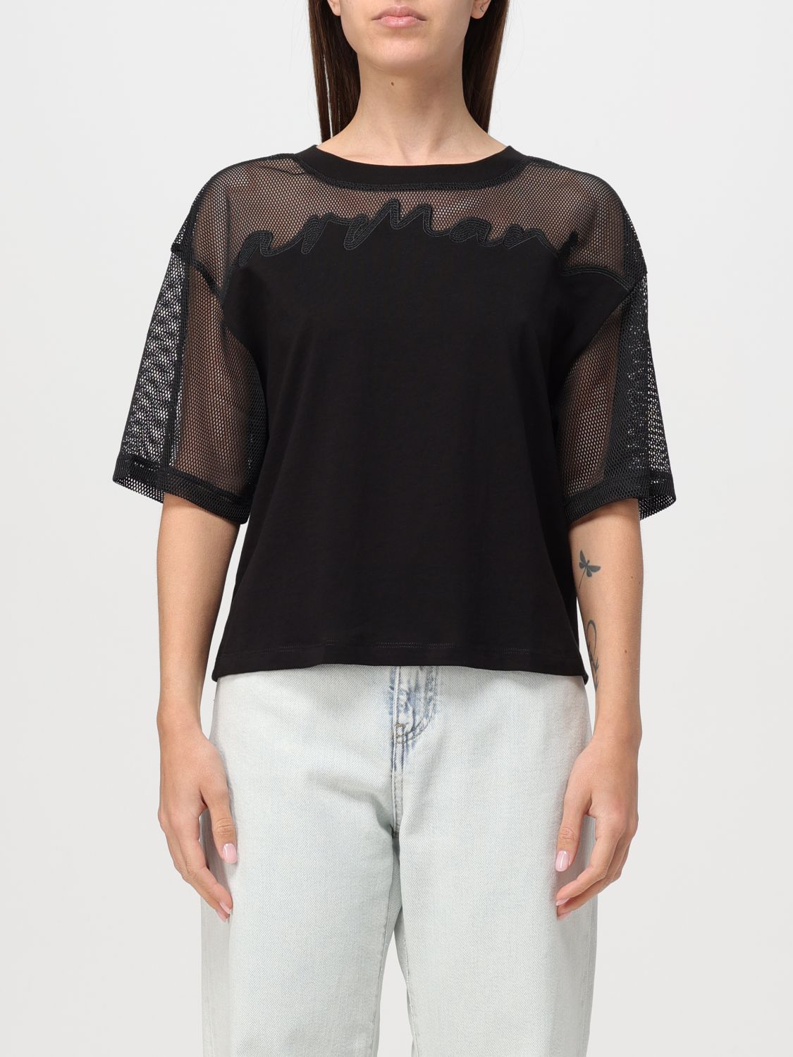 Armani Exchange T-shirt  Woman Colour Black
