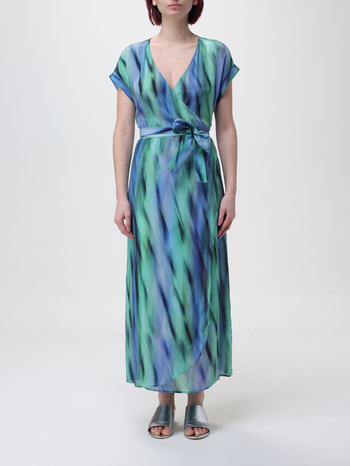 Armani Exchange Dress  Woman Colour Gnawed Blue