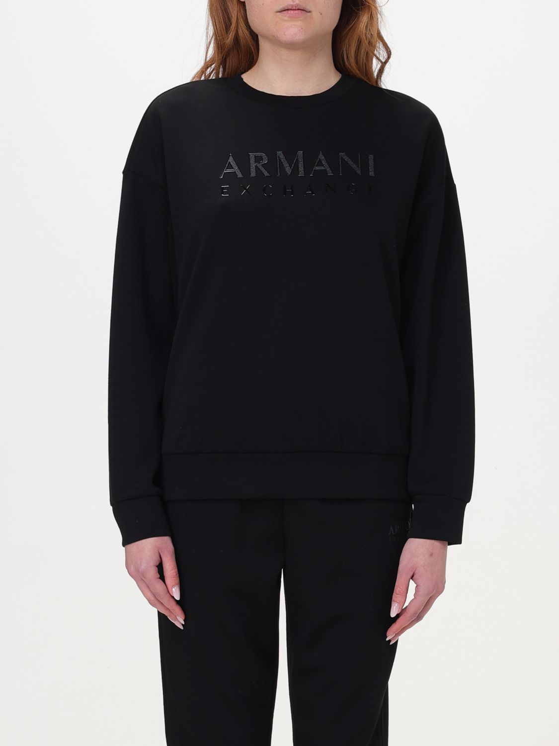 Sweatshirt ARMANI EXCHANGE Woman color Black