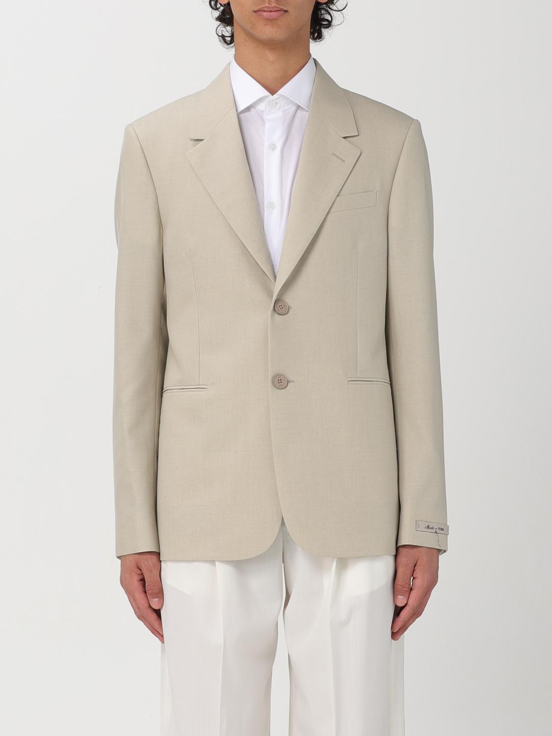 FENDI FENDI Jacket Men color White　フェンディ ジャケット メンズ カラー ホワイト