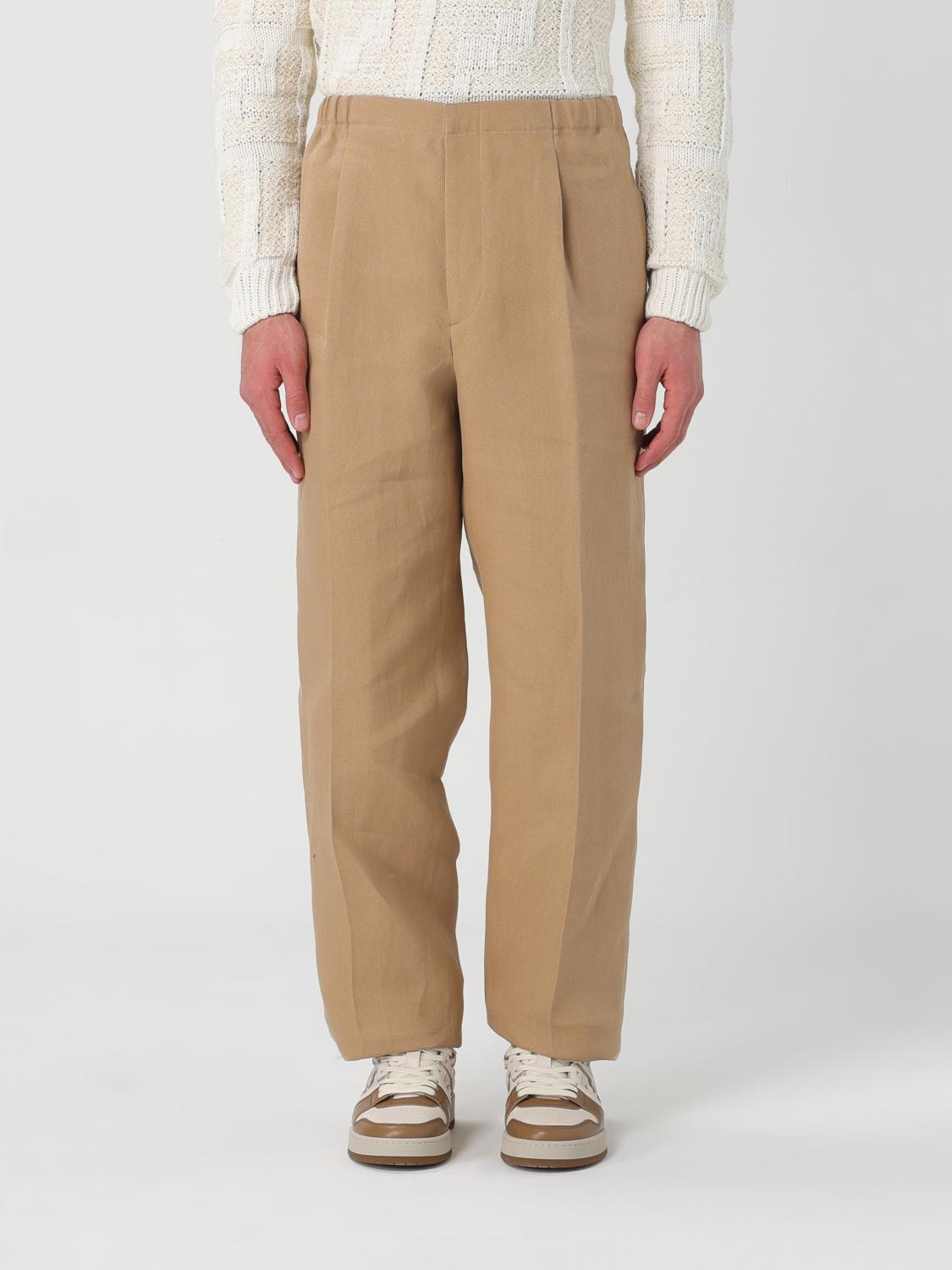 FENDI FENDI Pants Men color Tobacco　FENDI パンツ メンズ カラー タバコ