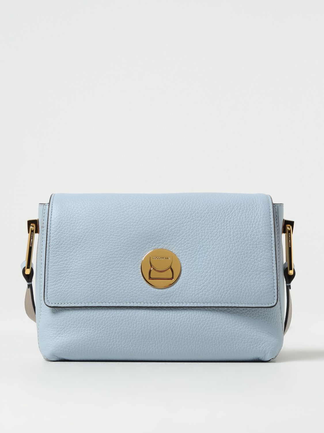 Coccinelle Crossbody Bags  Woman Color Gnawed Blue