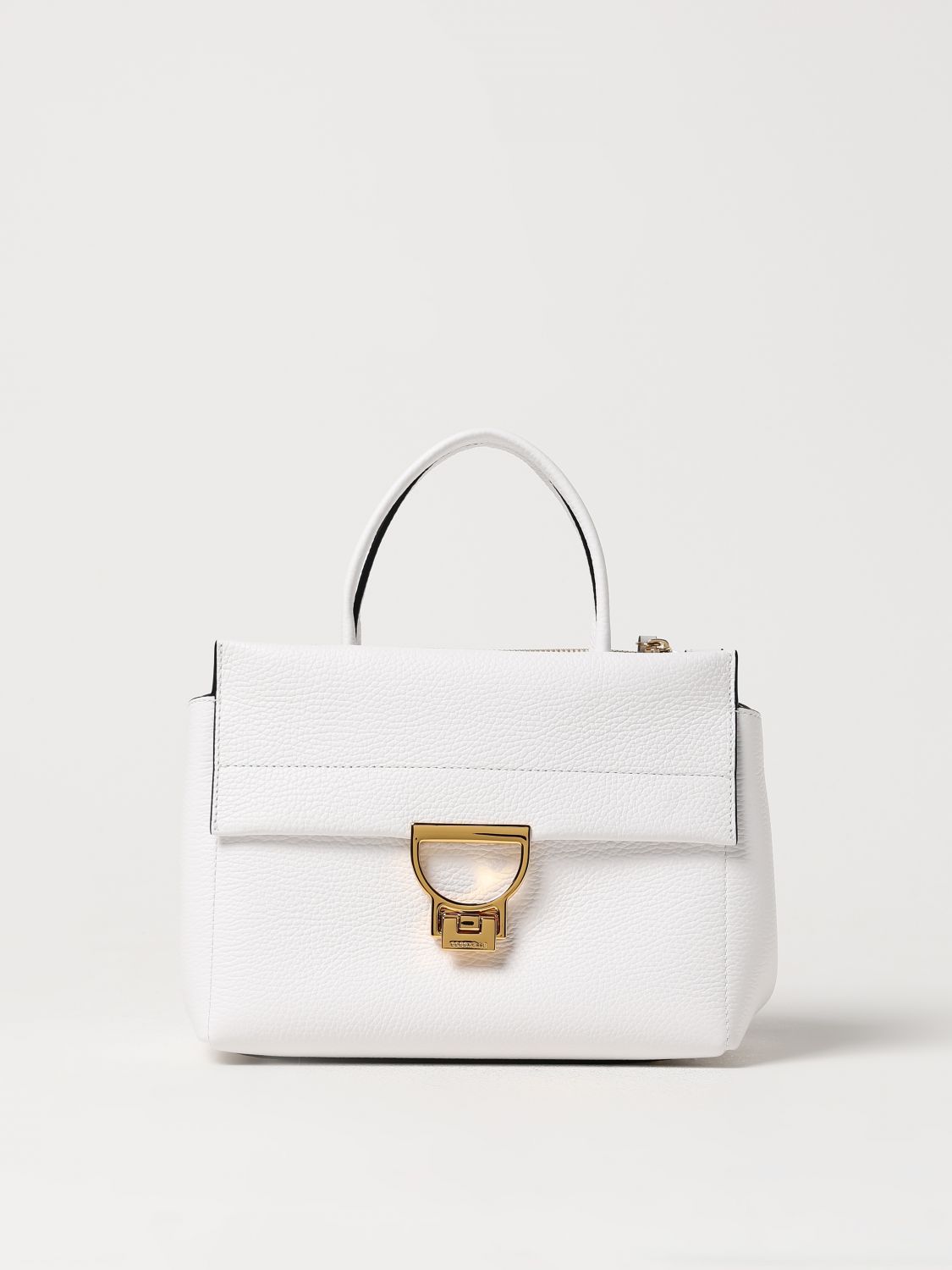 Shop Coccinelle Handbag  Woman Color White In 白色