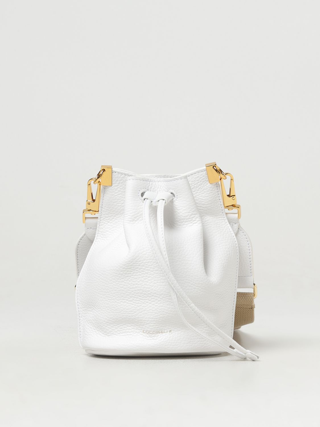 Shop Coccinelle Mini Bag  Woman Color White In 白色