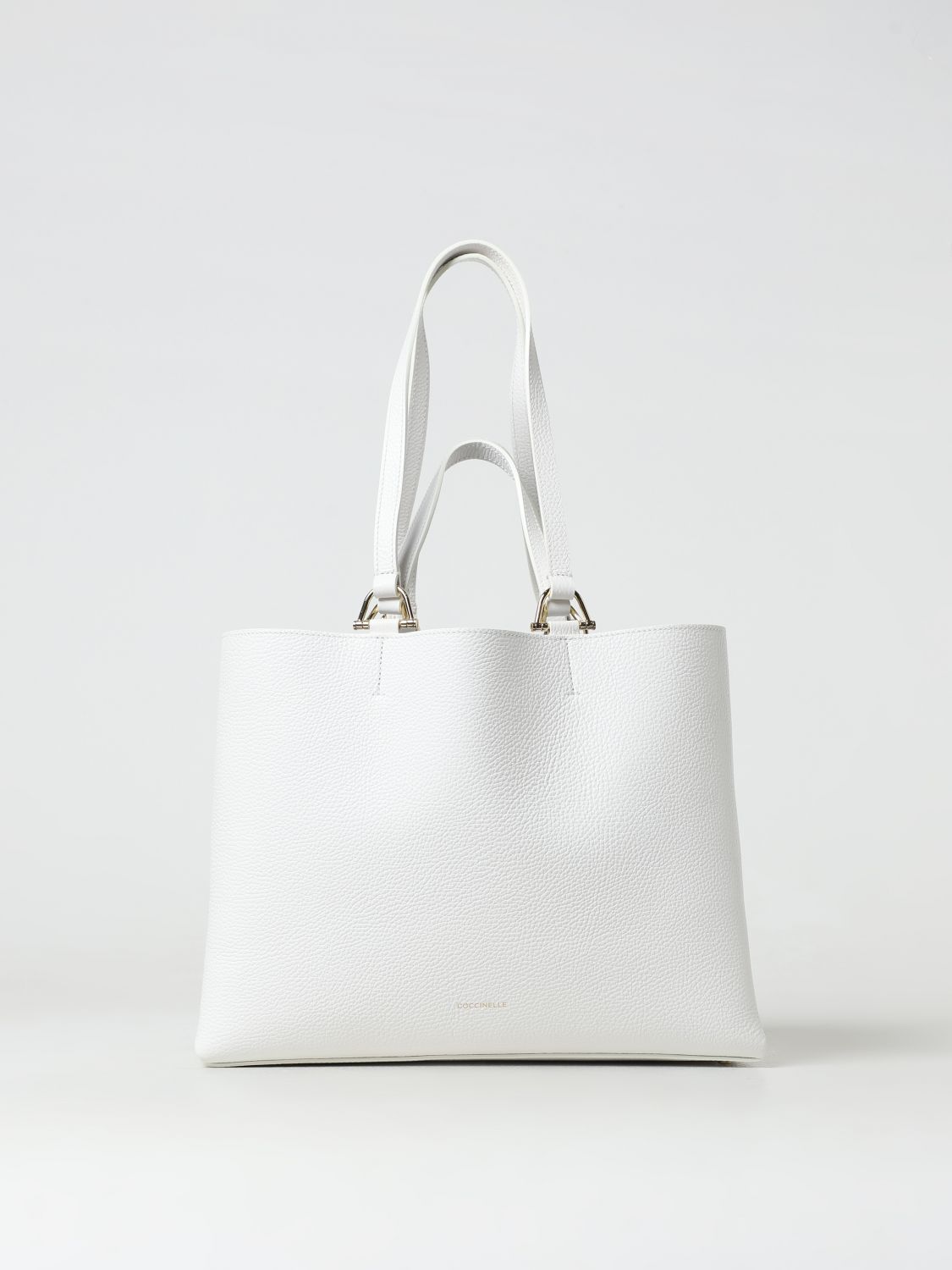 Shop Coccinelle Tote Bags  Woman Color White