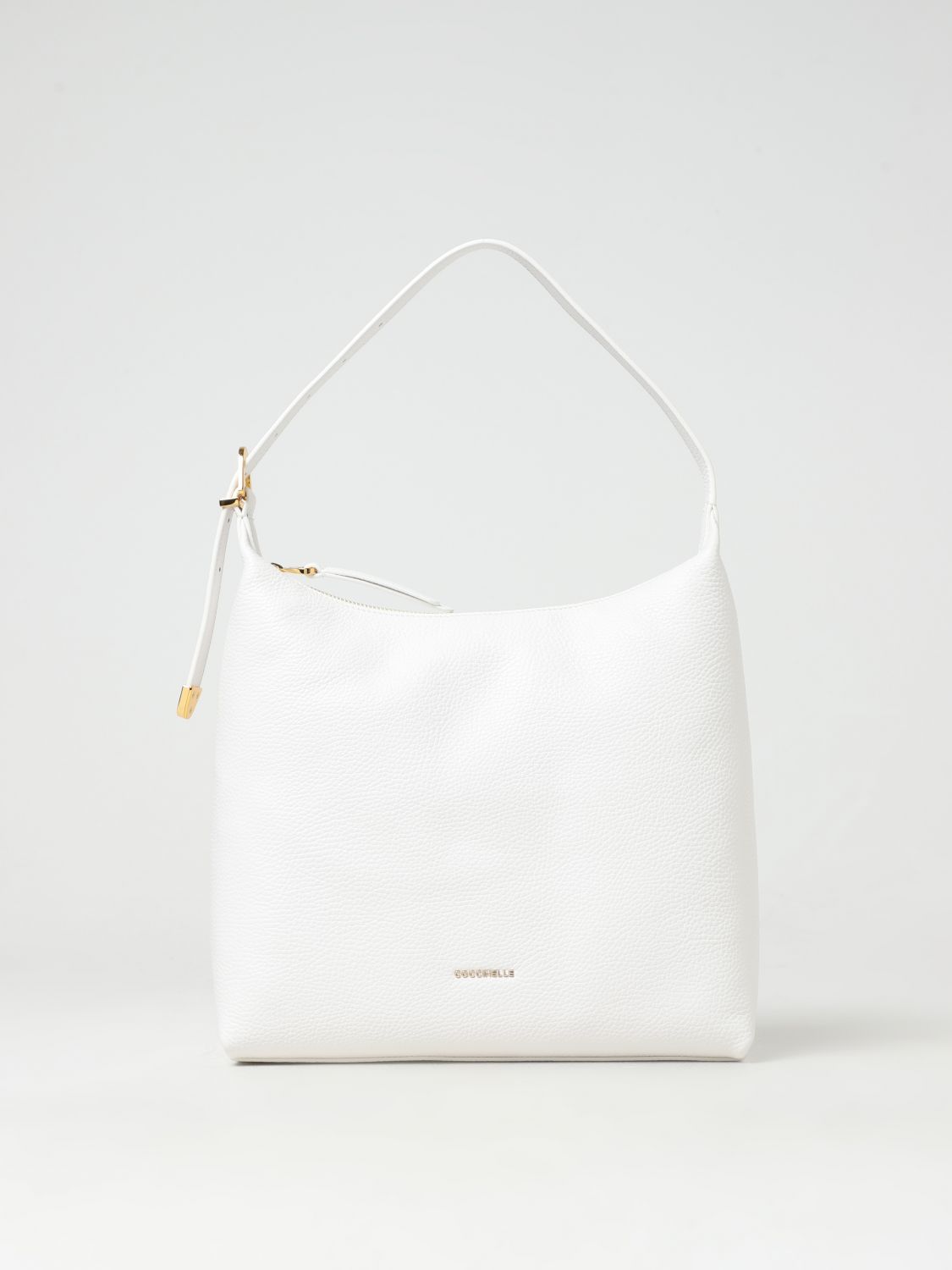 Shop Coccinelle Gleen Bag In Grained Leather In White