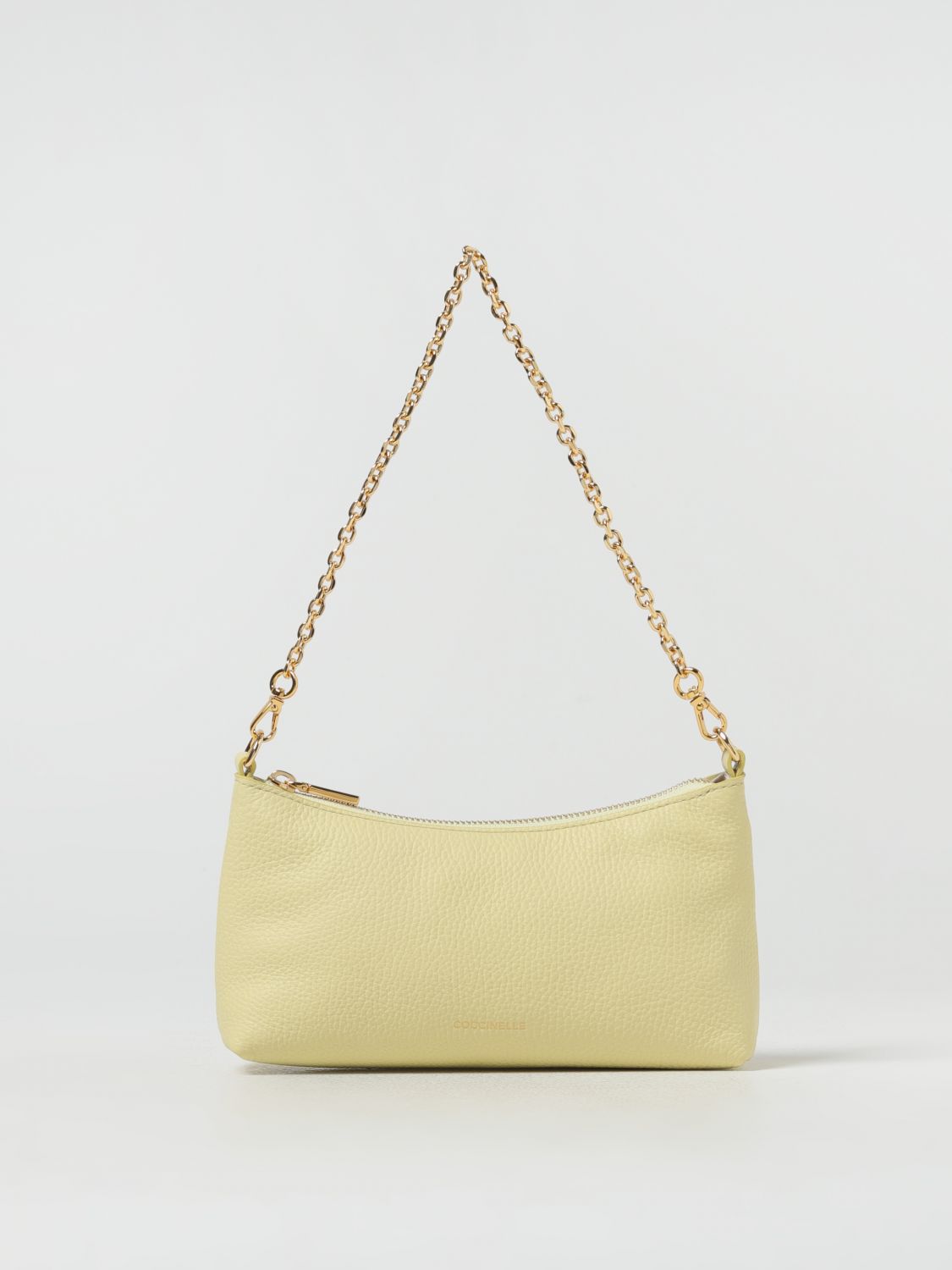 Shop Coccinelle Shoulder Bag  Woman Color Yellow