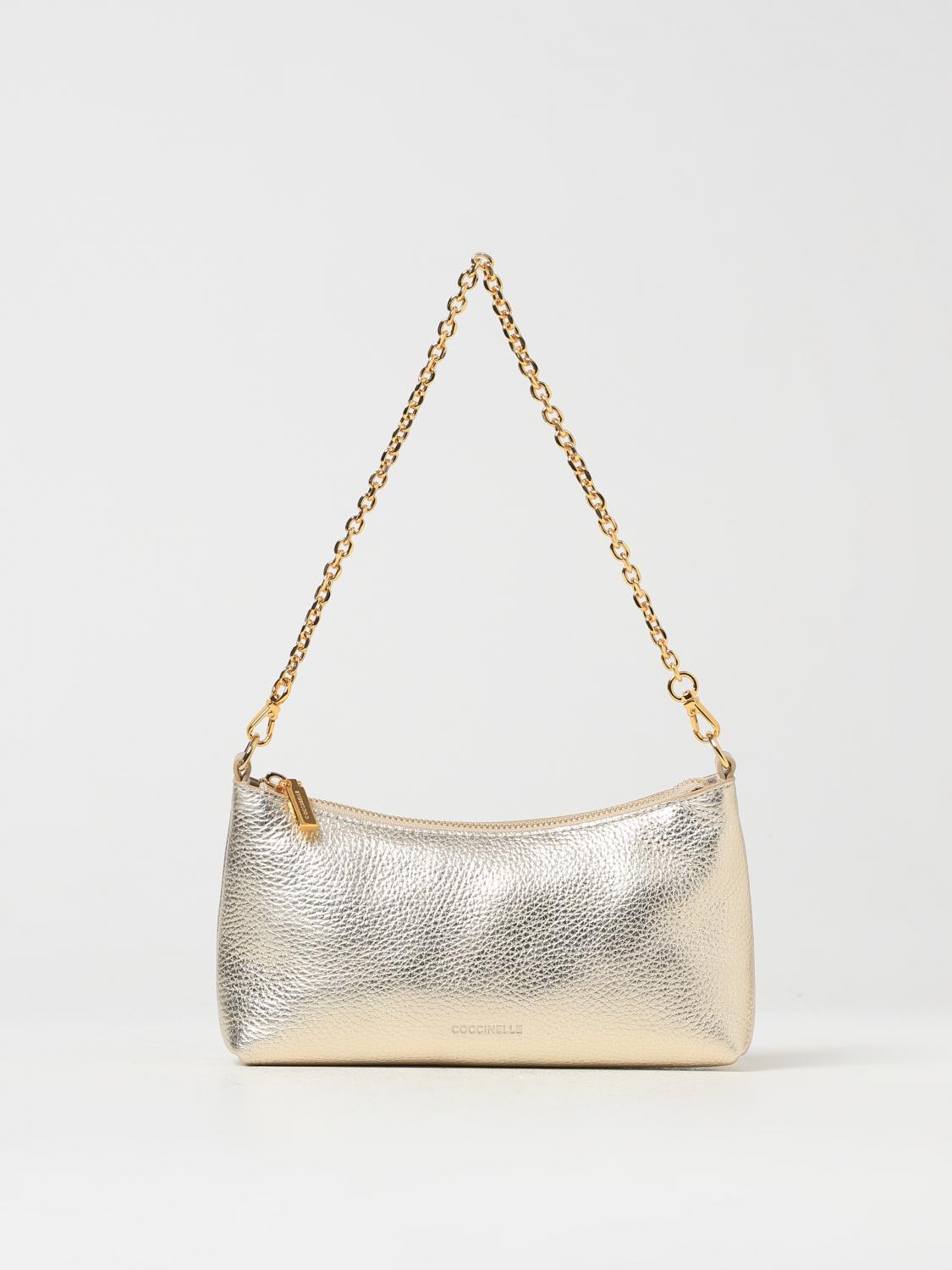 Coccinelle Shoulder Bag  Woman In Gold