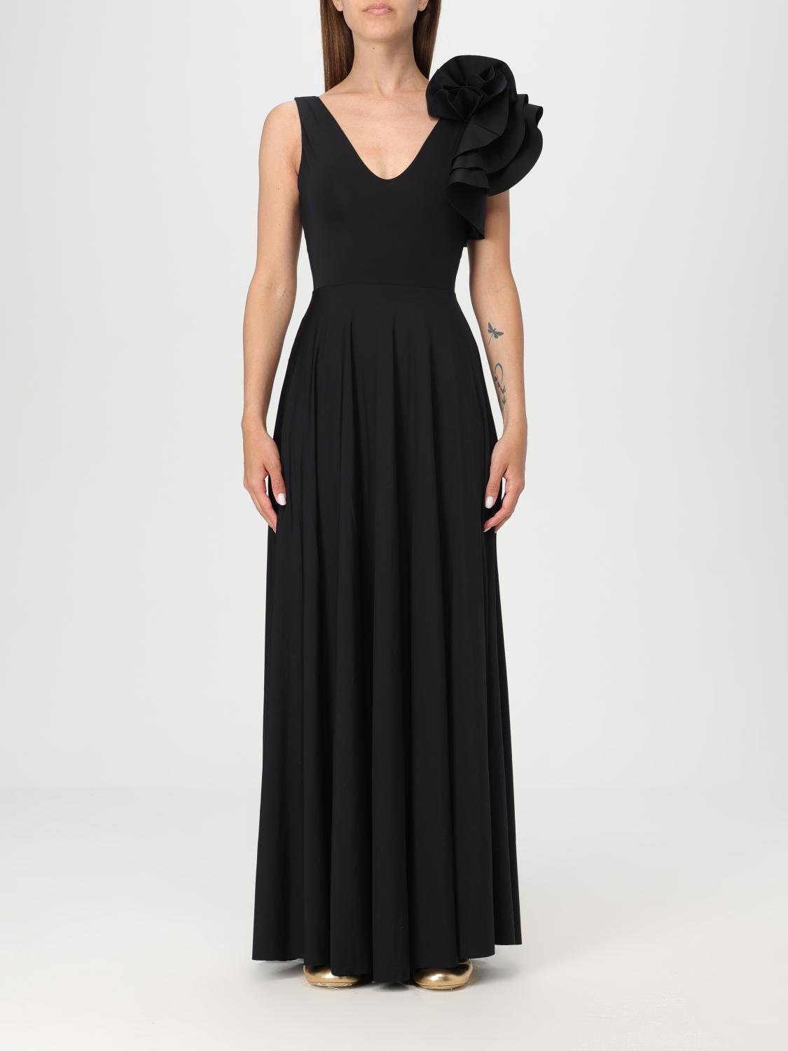 MAYGEL CORONEL: Dress woman - Black | Maygel Coronel dress VT-009-BLK ...