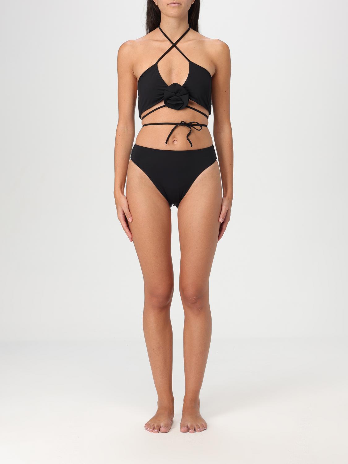 Shop Maygel Coronel Swimsuit  Woman Color Black In 黑色