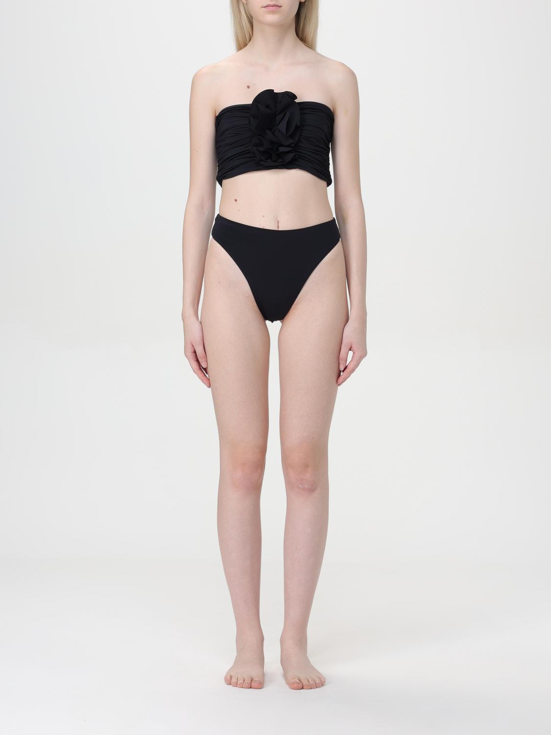 Shop Maygel Coronel Swimsuit  Woman Color Black In 黑色