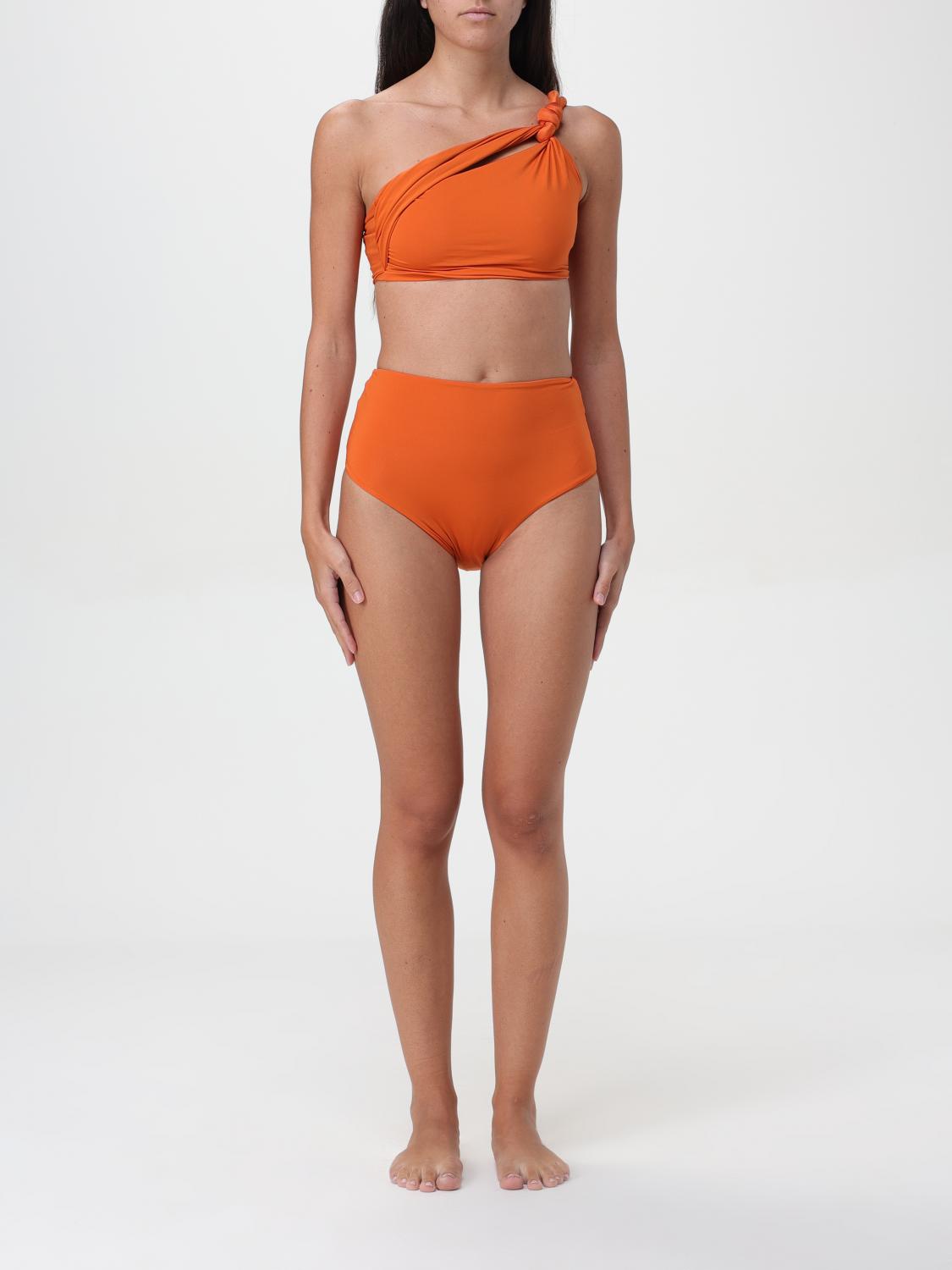 Shop Maygel Coronel Swimsuit  Woman Color Orange In 橙色