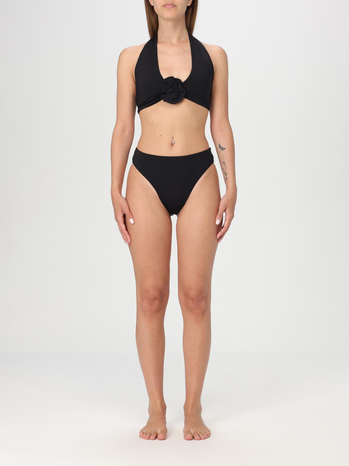 Shop Maygel Coronel Swimsuit  Woman Color Black In 黑色