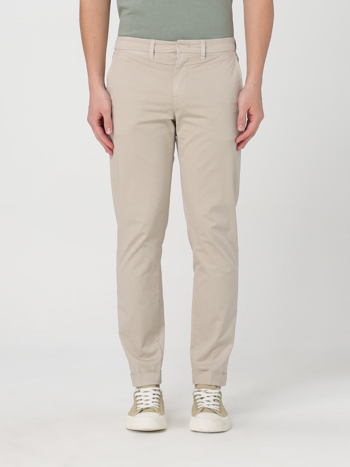 Fay Cotton Poplin Capri Pants In Beige