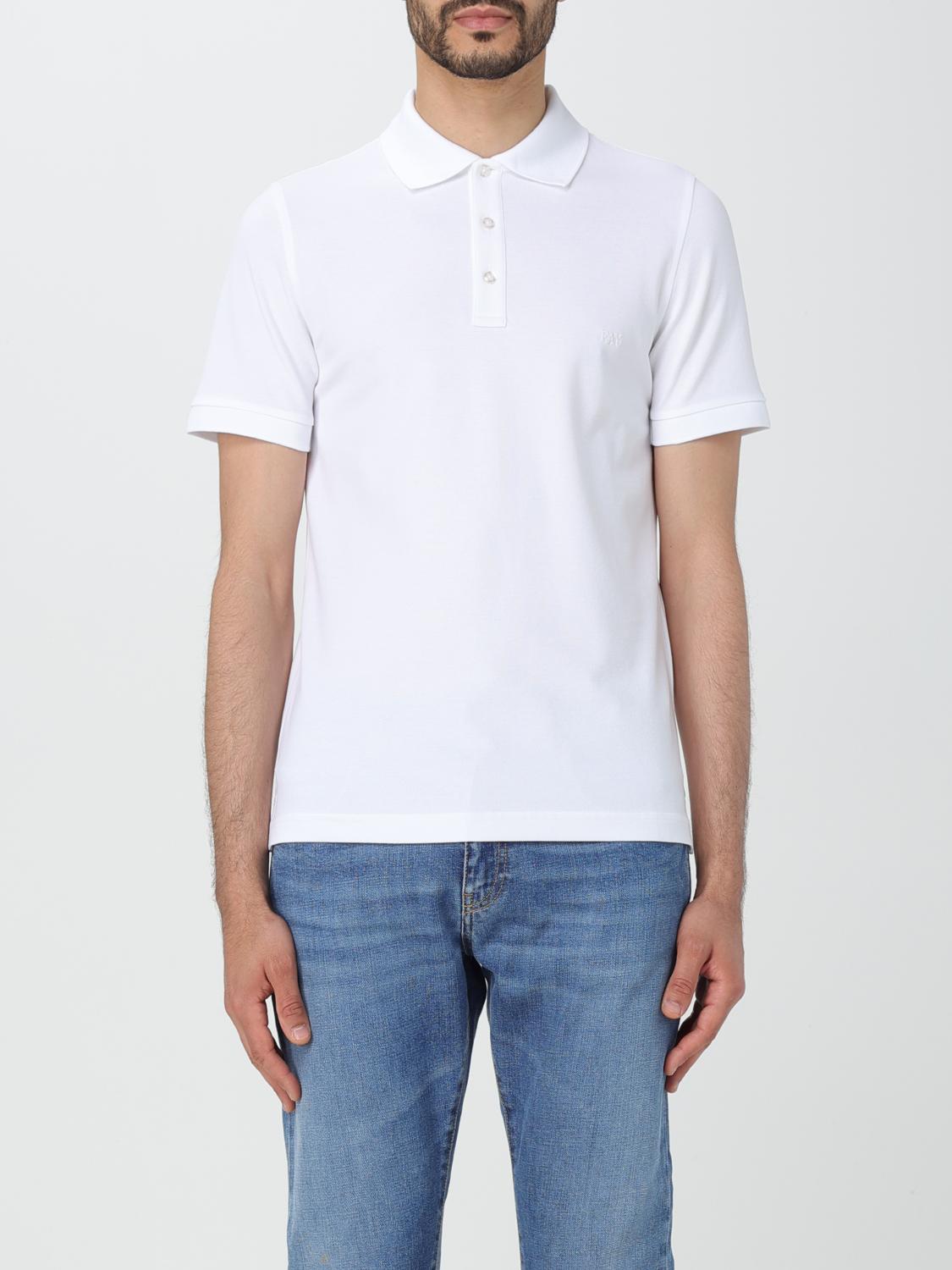 FAY Polo Herren Farbe Weiß