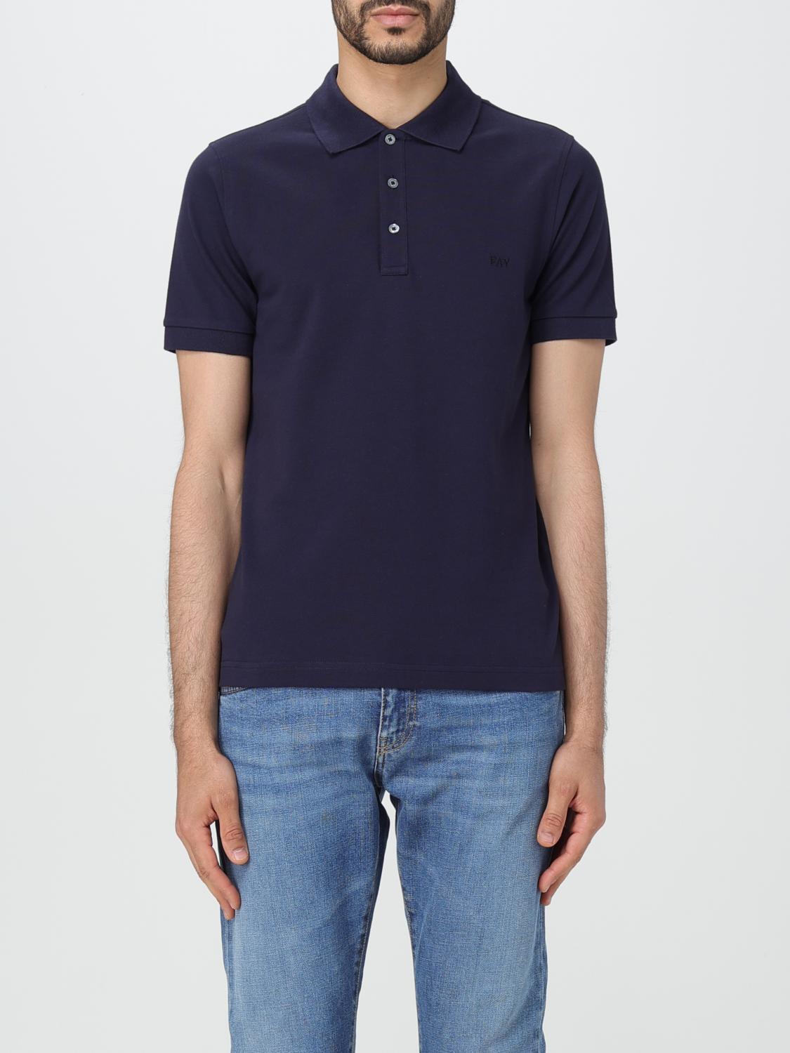 FAY Polo Herren Farbe Blau