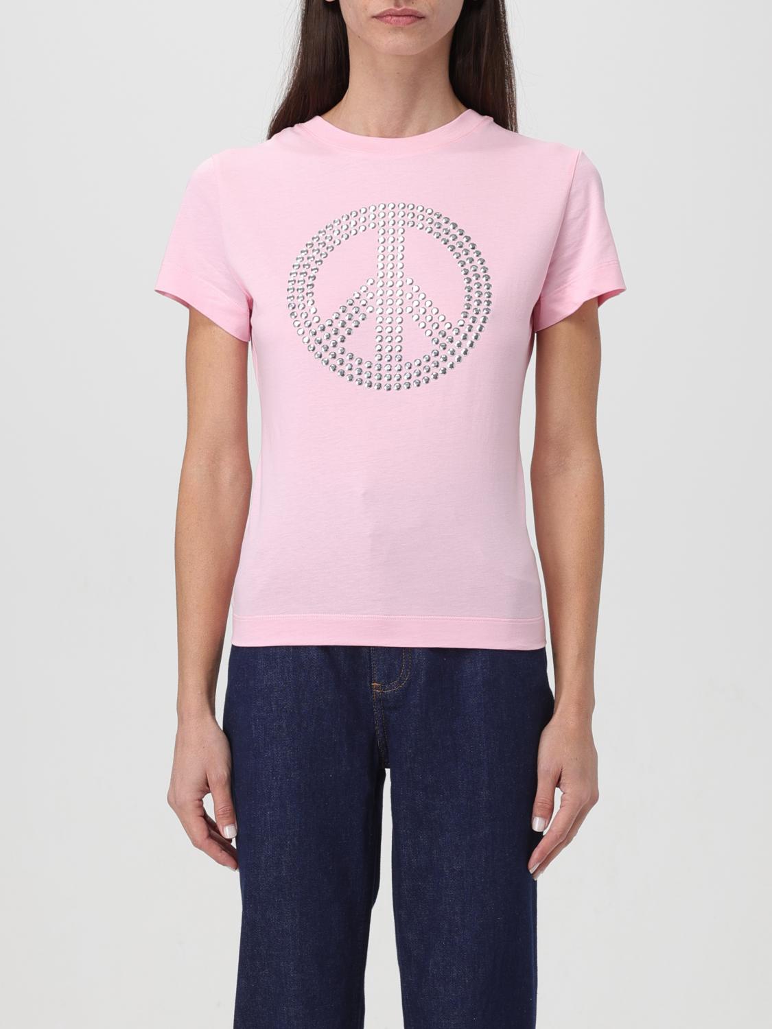 Moschino Jeans T-shirt  Woman Color Pink
