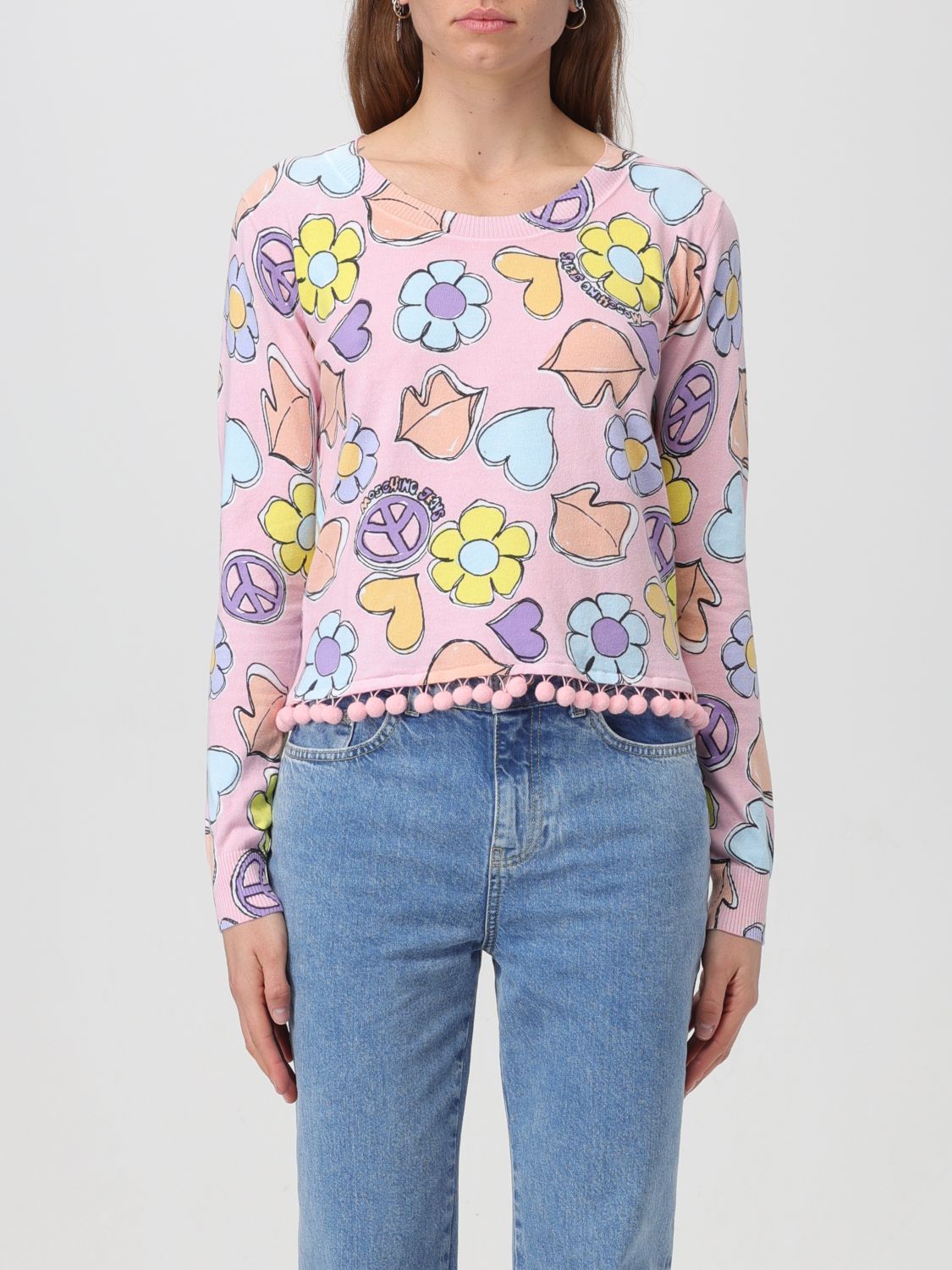 Moschino Jeans Sweater  Woman Color Pink
