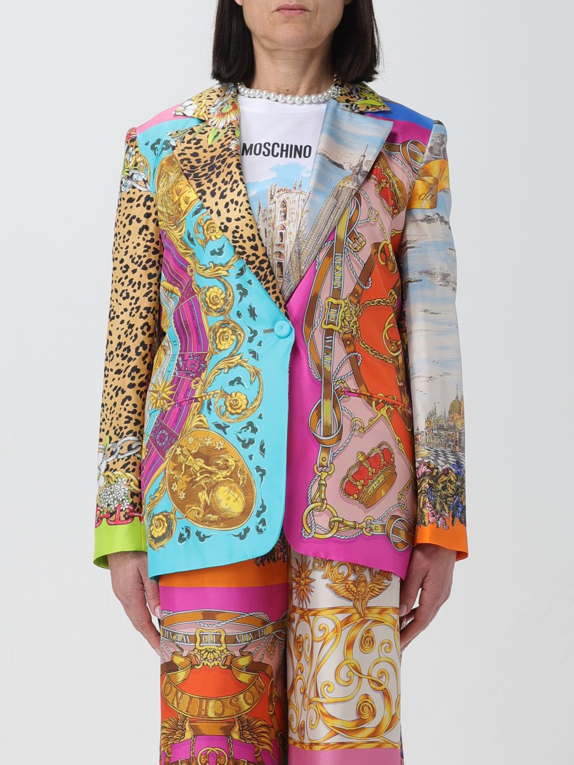 Moschino Couture Blazer  Woman Color Multicolor