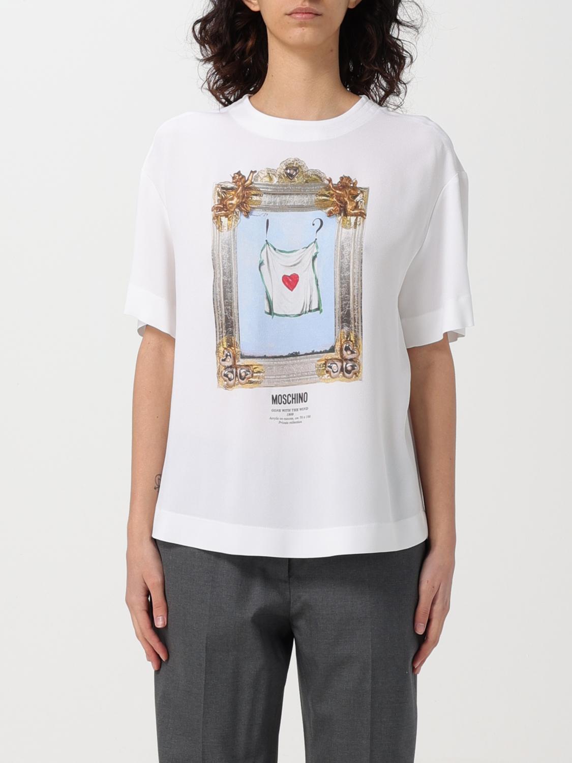 MOSCHINO COUTURE Top Woman color White