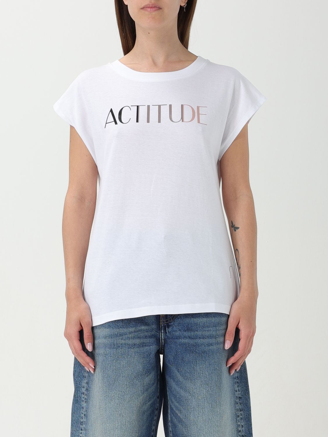 Shop Actitude Twinset T-shirt  Woman Color White