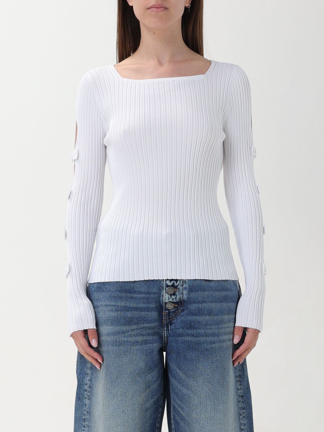 Shop Actitude Twinset Sweater  Woman Color White