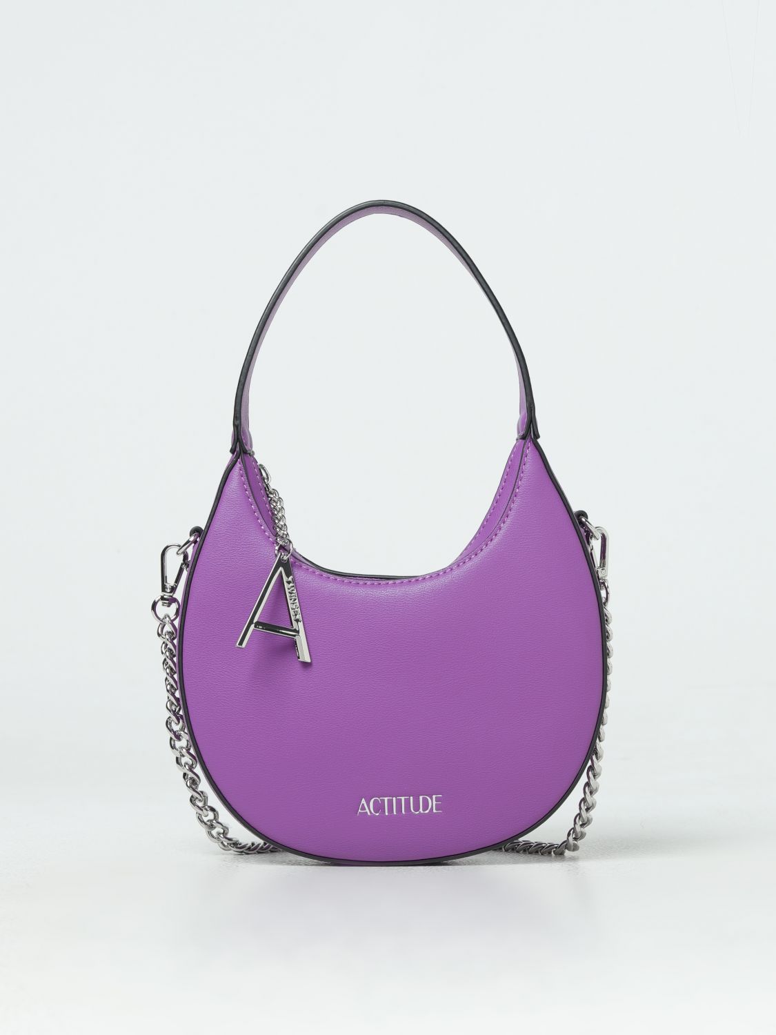Shop Actitude Twinset Shoulder Bag  Woman Color Violet