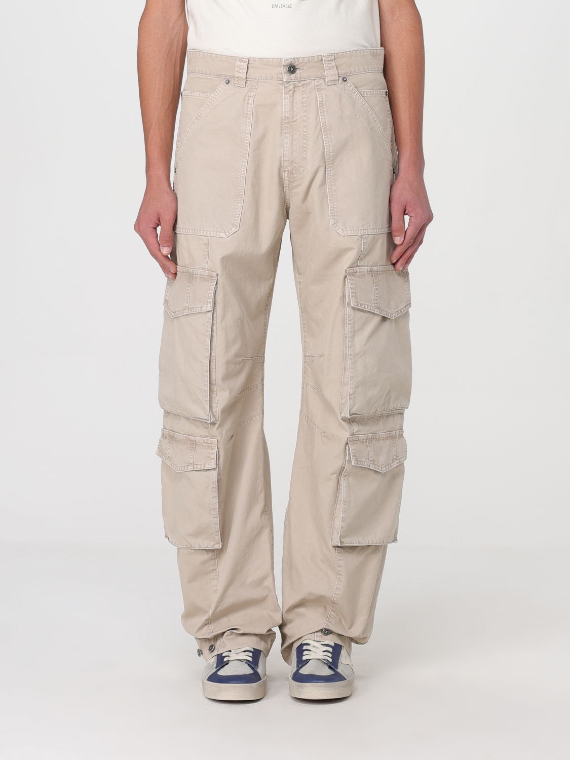 Shop Golden Goose Pants  Men Color Beige In 米色