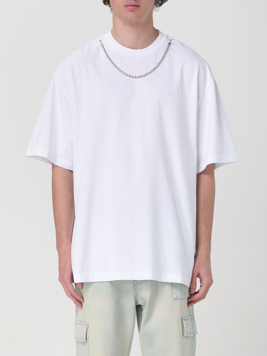 Shop Ambush T-shirt  Men Color White
