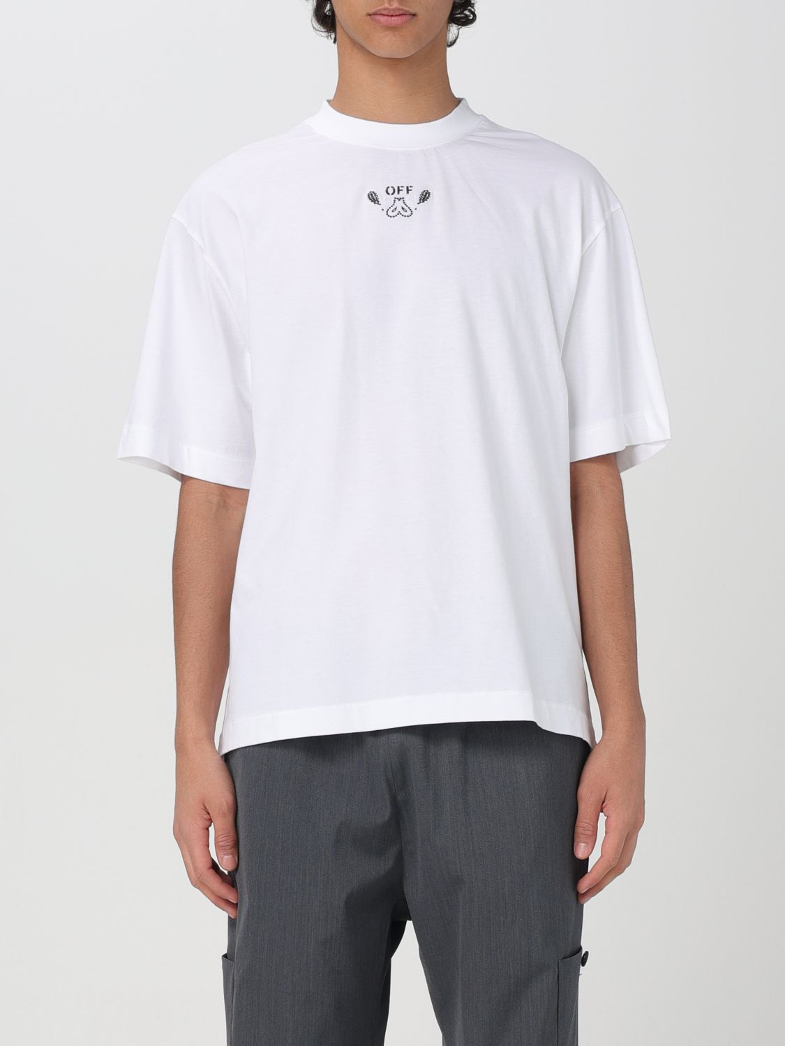 Shop Off-white T-shirt  Men Color White