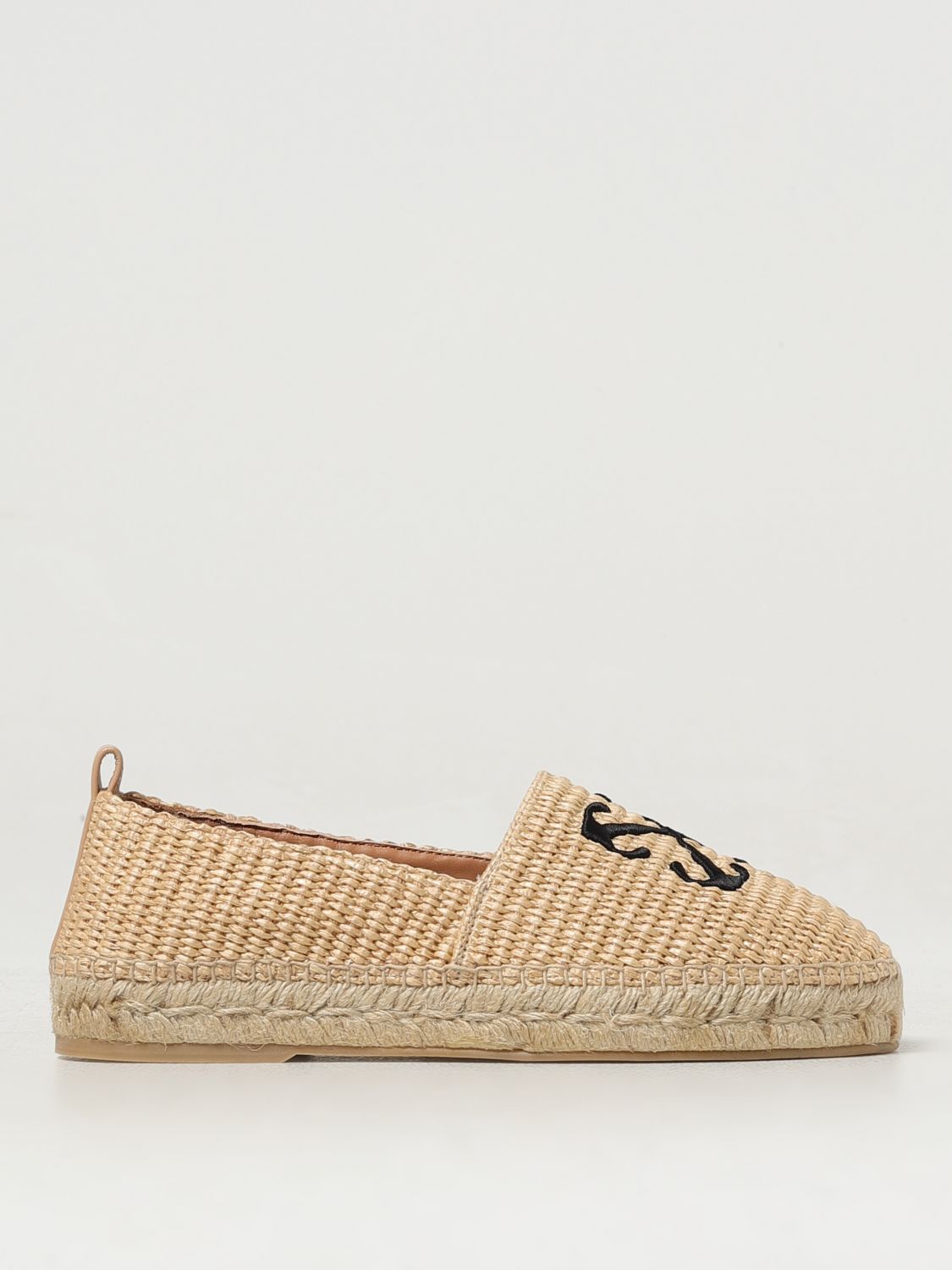 Shop Off-white Espadrilles  Woman Color Beige