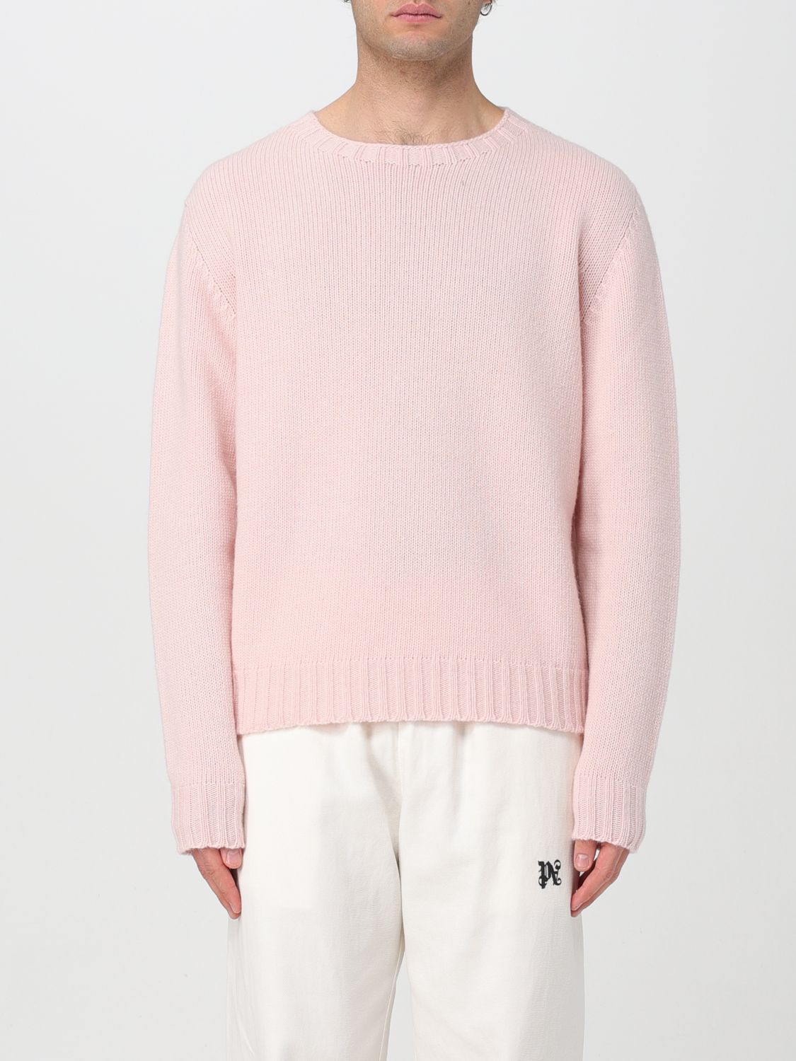 Shop Palm Angels Sweater  Men Color Pink