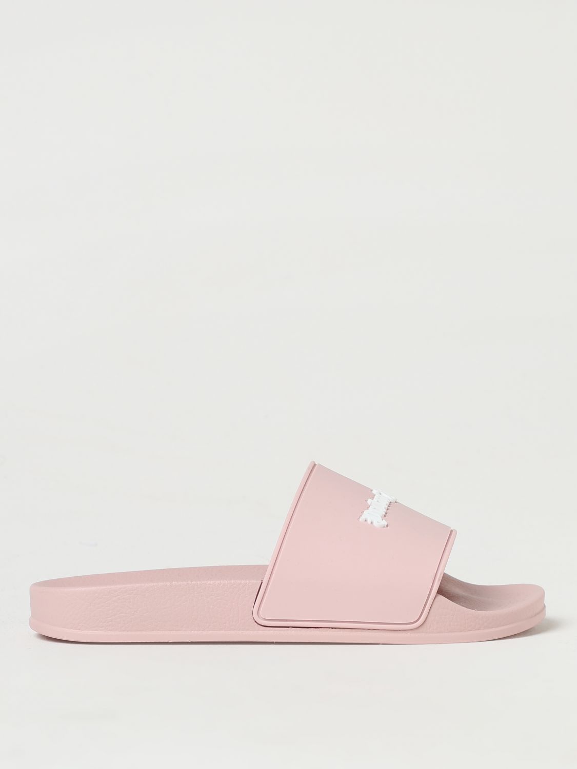 Shop Palm Angels Flat Sandals  Woman Color Pink